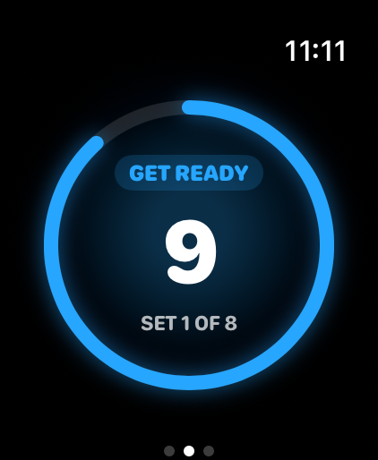 Apple Watch Ultra live interval display